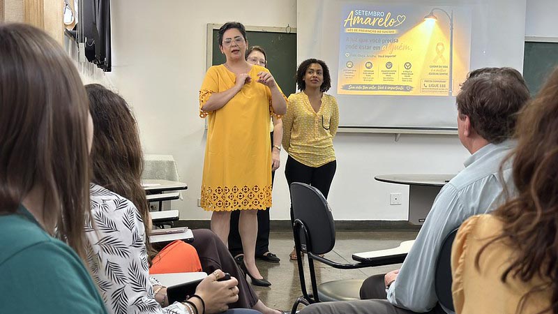 Saúde inicia ações do Setembro Amarelo com foco no bem-estar dos servidores