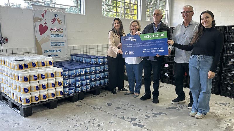 Fundo Social recebe doação de alimentos da 5ª Corrida e Caminhada Suzano Faz Bem