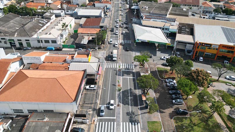 Revitalização da sinalização viária é concluída na Av. Campos Sales e Viaduto Amadeu Elias