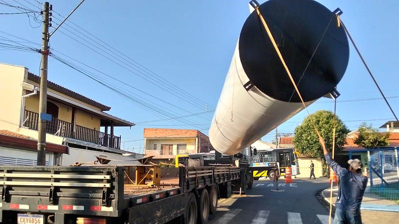 Creche Tupã em Americana ganha novo reservatório de água