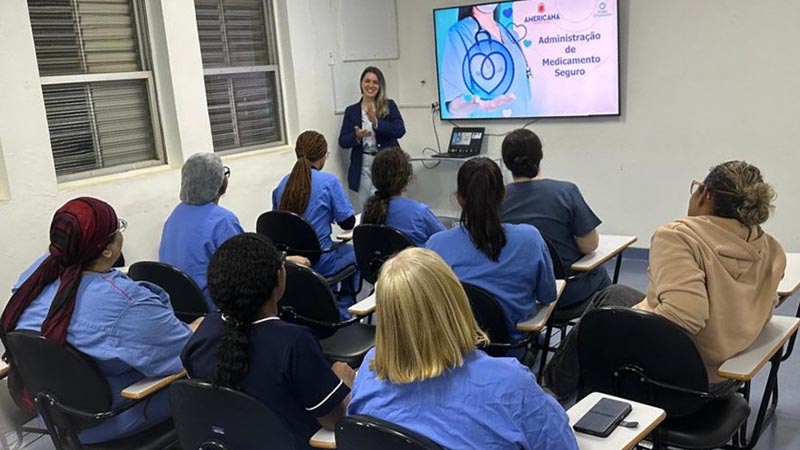 Hospital Municipal promove treinamento para reforçar a segurança na administração de medicamentos