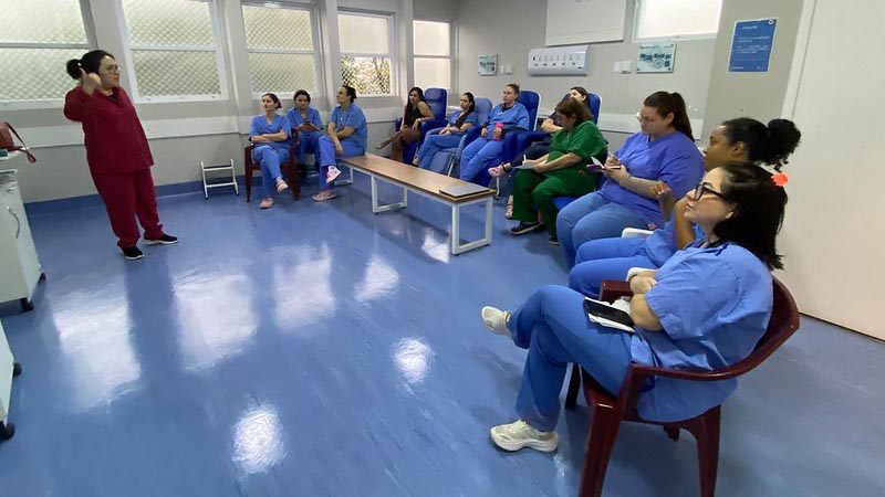 HM reforça preparo das equipes da Maternidade para atendimento a casos de hemorragia pós-parto