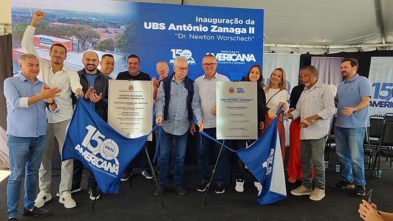 Prefeito Chico inaugura nova UBS no Zanaga