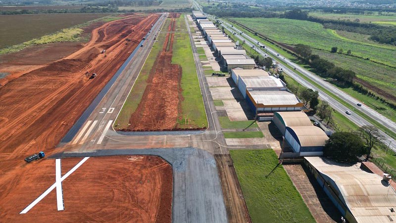 Com avanço das obras de modernização, Aeroporto de Americana fica fechado por 15 dias