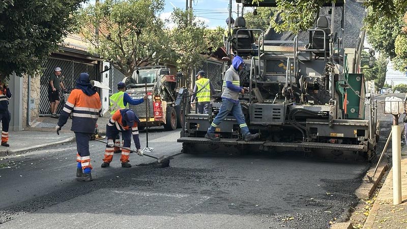 Obras de recuperação asfáltica avançam nas ruas do Parque das Nações e Morada do Sol