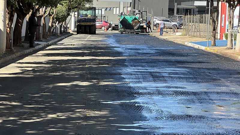 Programa Asfalto Novo chega ao Jardim Nossa Senhora de Fátima