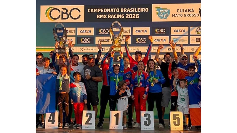 Bicicross de Americana conquista título por equipes no Campeonato Brasileiro