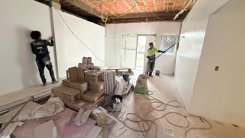Construção do novo Banco de Sangue do HM entra na fase de pintura