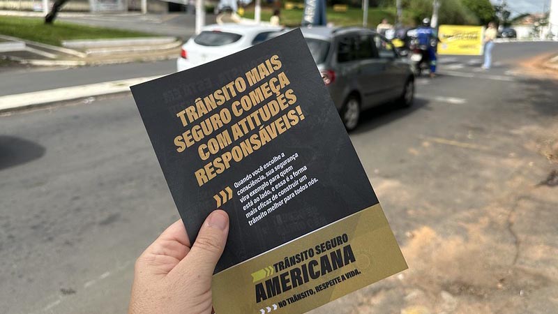 Prefeitura promove campanha Trânsito Seguro com ações de conscientização em Americana