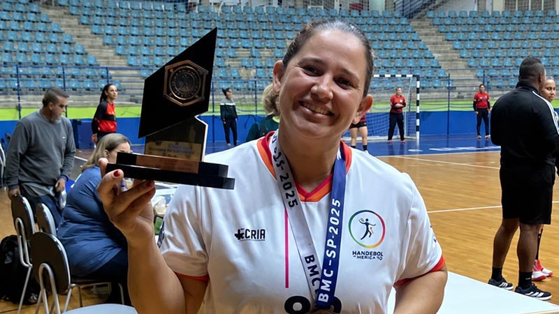 Atleta de Americana, Priscila Ferraz é convocada para a Seleção Brasileira Master de Handebol