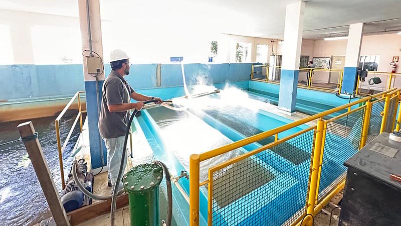  DAE conclui reforma do oitavo filtro e coloca unidade em operação