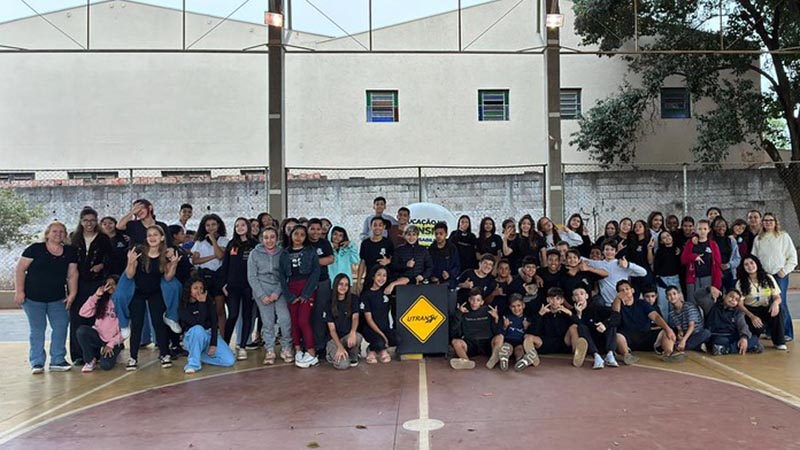 Educação no trânsito é levada a diversas escolas da cidade