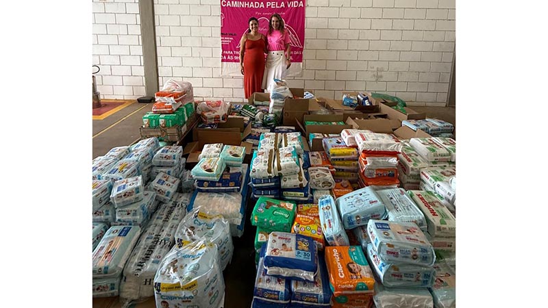 Fundo Social de Solidariedade de Americana recebe quase 18 mil fraldas arrecadadas pelo Rosa do Bem