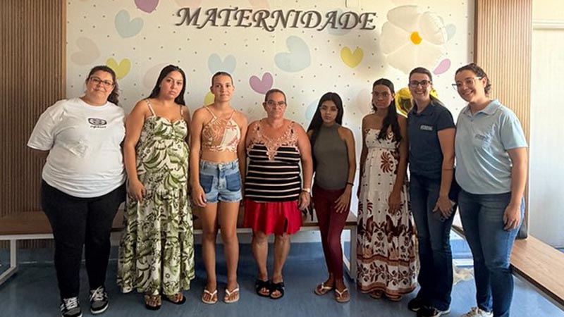 Gestantes do programa Mãe Americanense visitam Maternidade do HM
