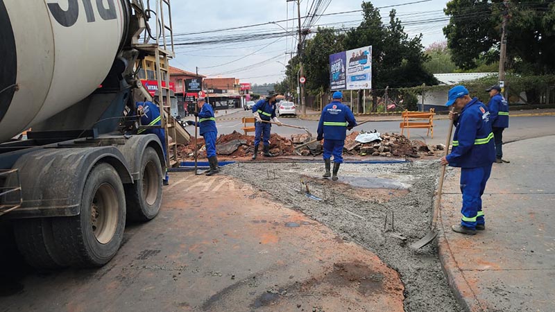 Prefeitura inicia construção de novo sarjetão no São Jerônimo