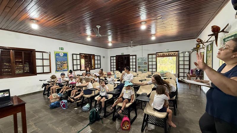 Zoo Americana recebe alunos da Escola Polaris em visita guiada