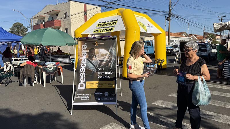 Campanha Maio Amarelo promove conscientização de motoristas e pedestres