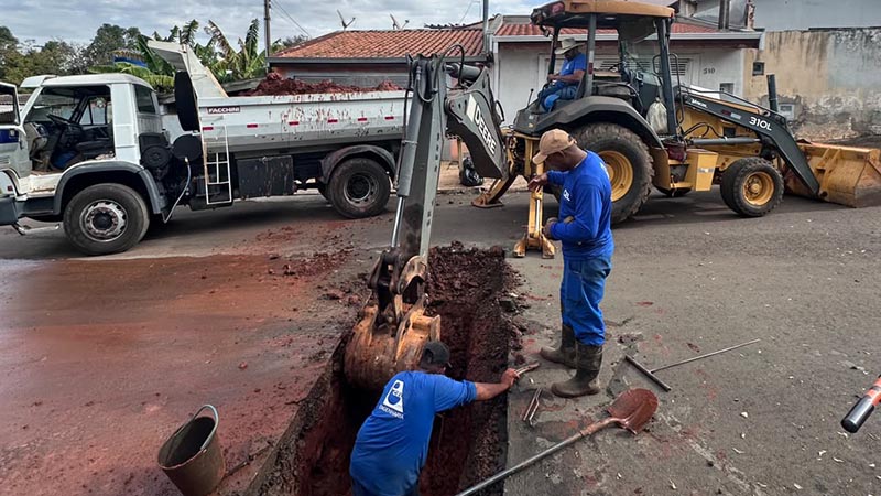  DAE realiza 229 consertos de vazamentos de água em sete dias
