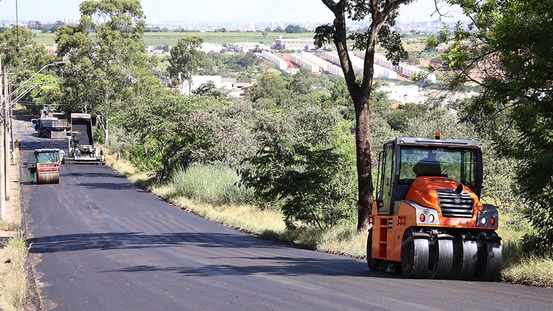 Trabalho de recapeamento avança em Americana