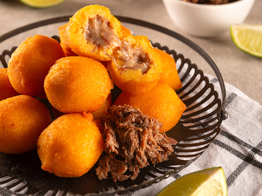 Polenta Recheada Provolone c/ Costela