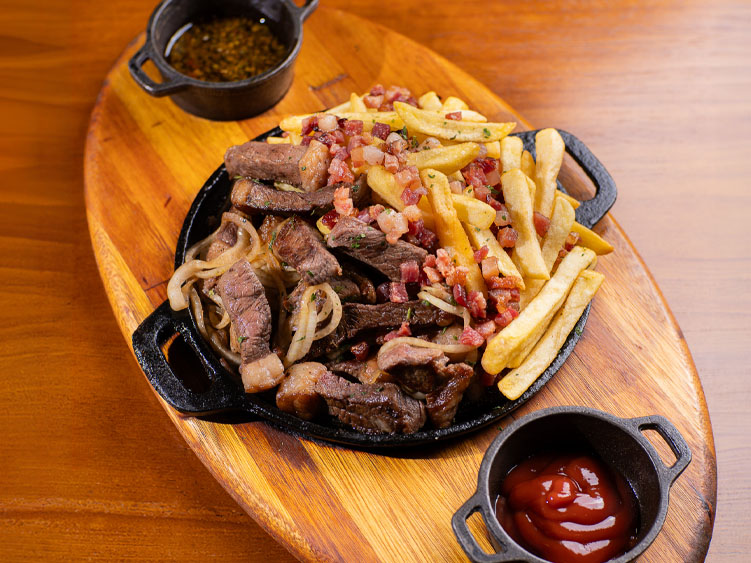 Isca de Picanha Acebolada